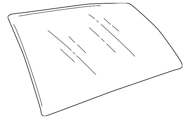 4B9-845-299-AR-MKR Деталь QTR GLASS, LEFT