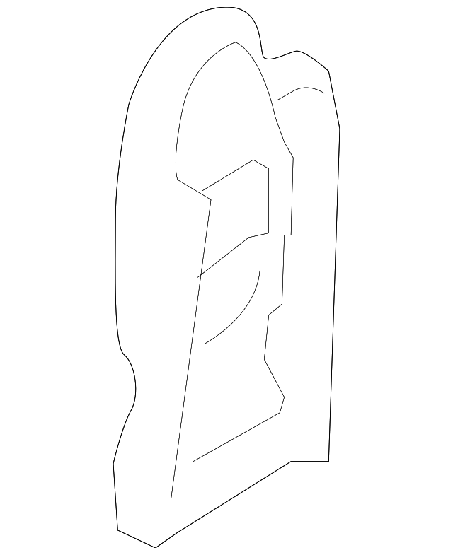 72127FE020 Деталь HEATER DUCT, RIGHT