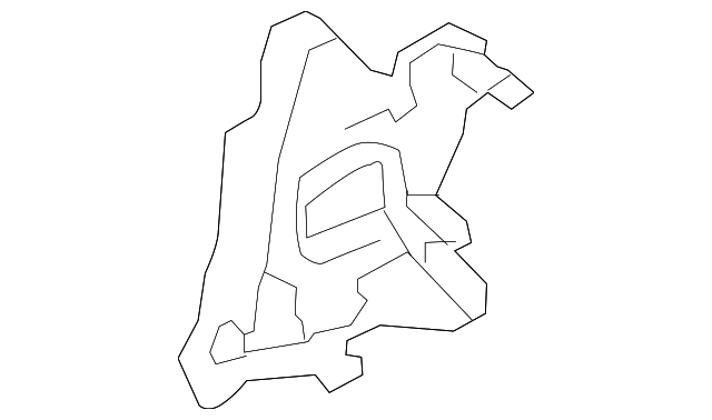 72127FE030 Деталь HEATER DUCT, LEFT