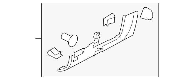 7P1858366K4A1 Деталь TRIM COVER