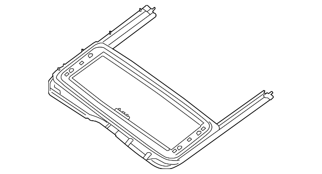 7871182Z01 Деталь SUNROOF FRAME