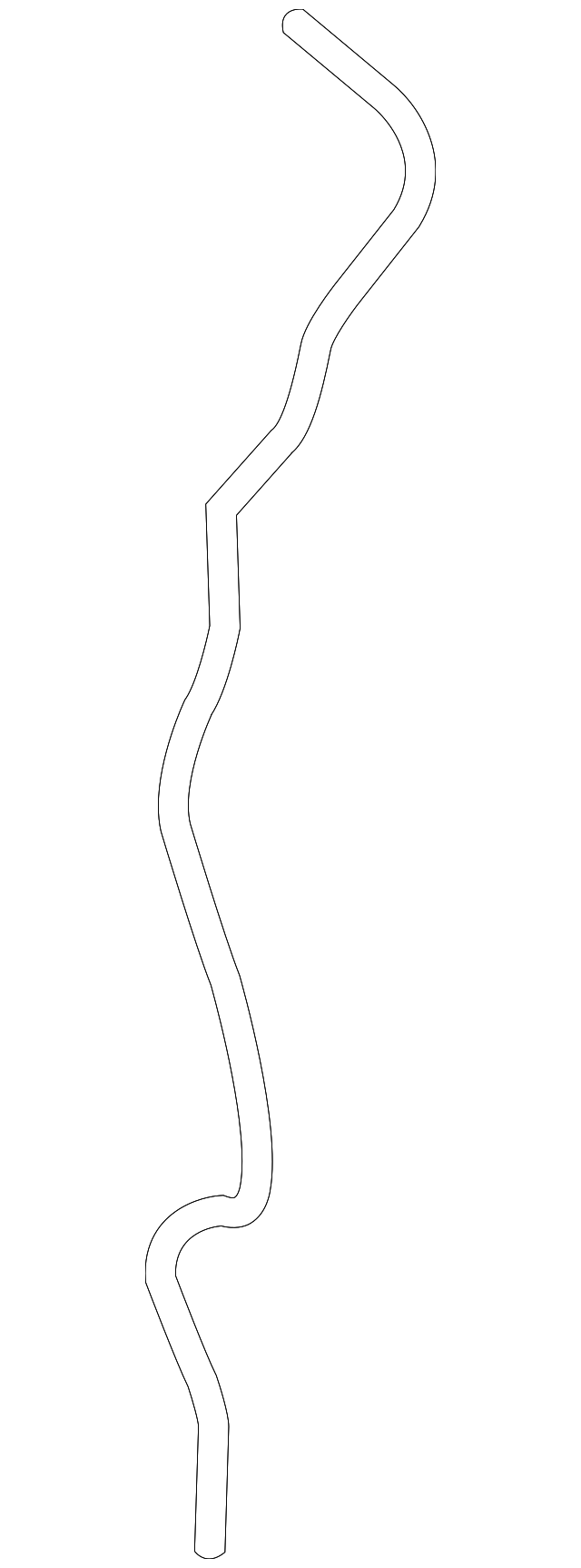 7883382Z10 Деталь DRAIN HOSE, LEFT