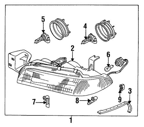 626 BULBS - CHASSIS
