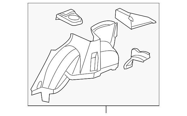 22673470 Деталь INNER WHEELHOUSE, RIGHT