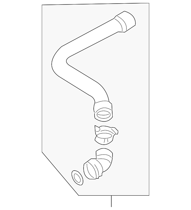 1C0-122-101-H Деталь UPPER HOSE