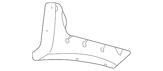 YC3Z-78292A22-AAA Деталь STONE DEFLECTOR, RIGHT