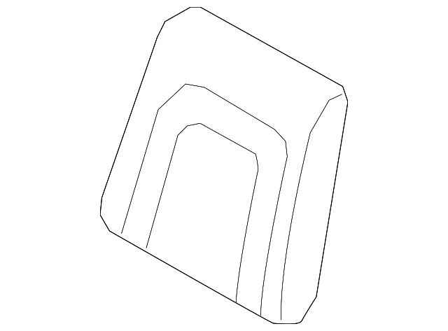71077-60B91-B2 Деталь SEAT BACK COVER, RIGHT