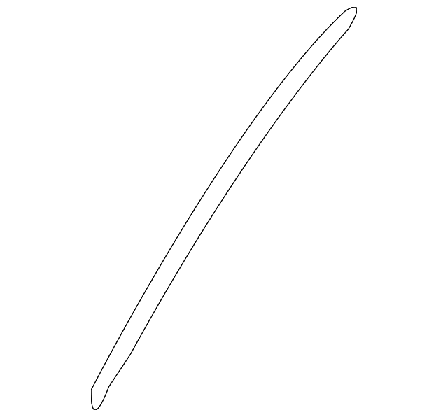 87134-1E000 Деталь OUTER MOLDING, RIGHT