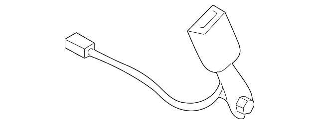 7000D103 BUCKLE END, RIGHT