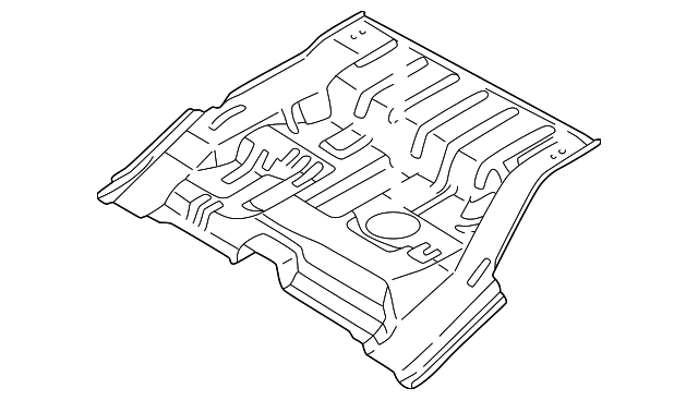 745120W730 Деталь REAR FLOOR PAN