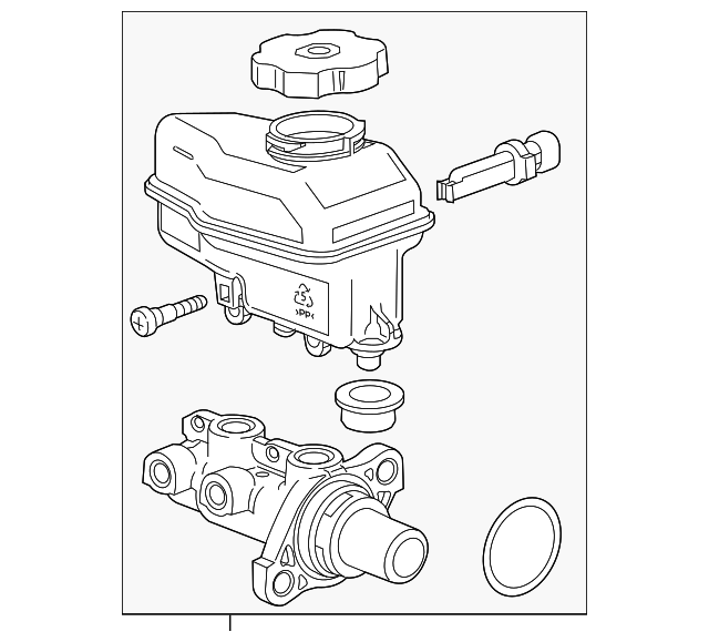22796285 MASTER CYLINDER