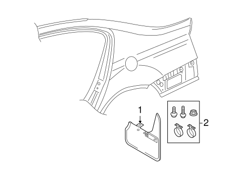 Passat EXTERIOR TRIM - QUARTER PANEL
