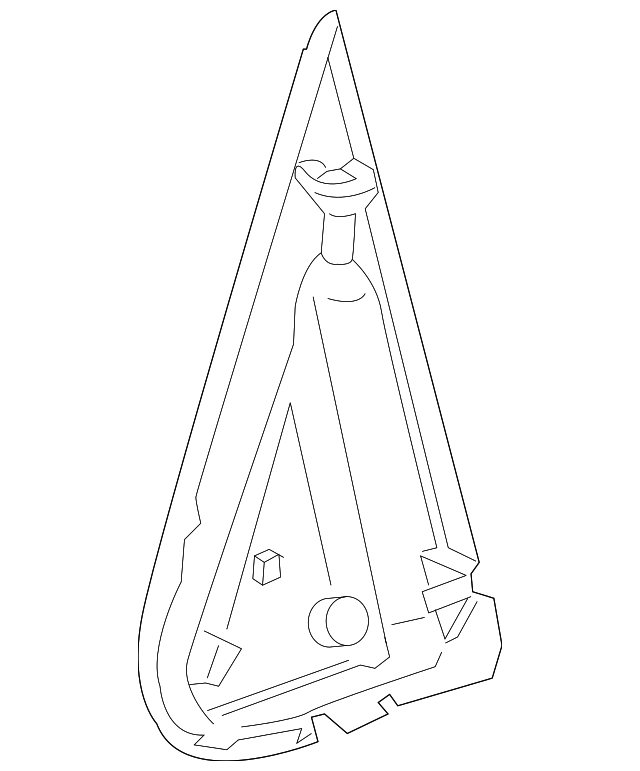 88980589 MIRROR GASKET, RIGHT