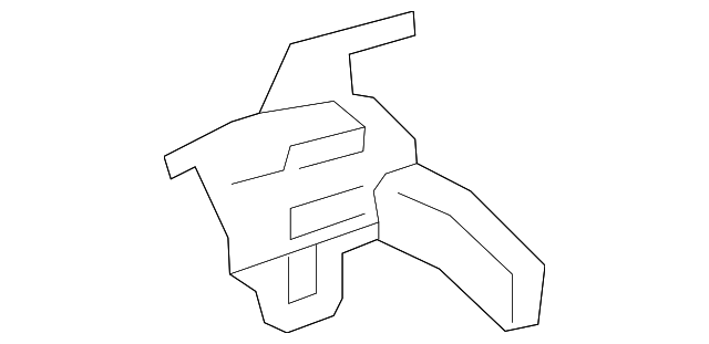 82673-0E040 Деталь JUNCTION BLOCK LOWER BRACKET