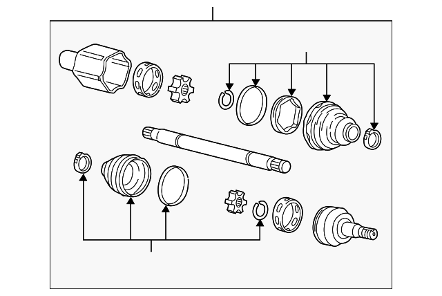 20977316 Деталь AXLE ASSY, LEFT