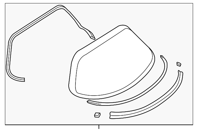 FE01-63-930H Деталь BACK GLASS