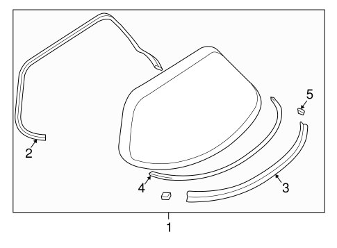 RX-8 GLASS & HARDWARE - BACK