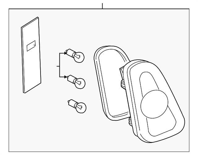63-21-7-166-959 Деталь TAIL LAMP ASSY, LEFT