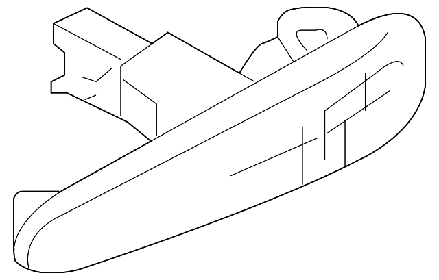 8351A001 Деталь REPEATER LAMP, LEFT