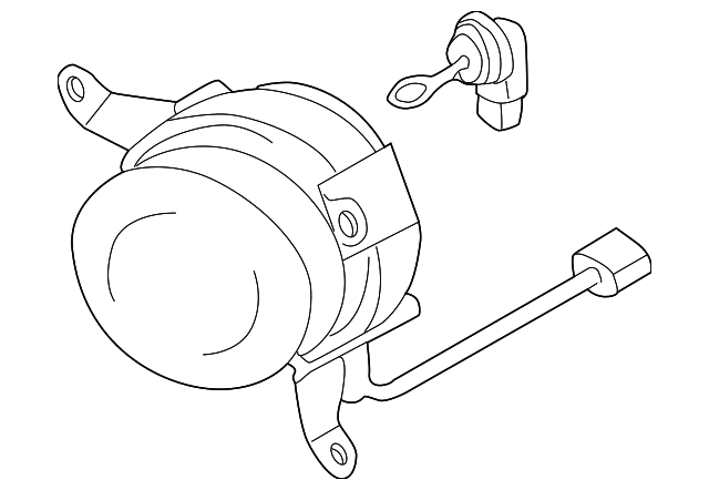 0K53B-51510A Деталь FOG LAMP ASSY, RIGHT
