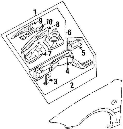 Mirage STRUCTURAL COMPONENTS & RAILS