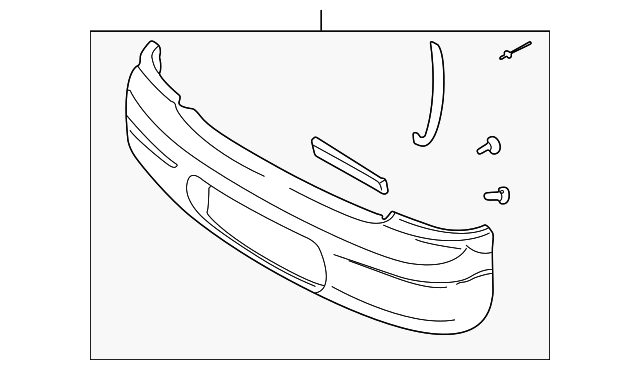 0K2SC-50220XX Деталь BUMPER COVER