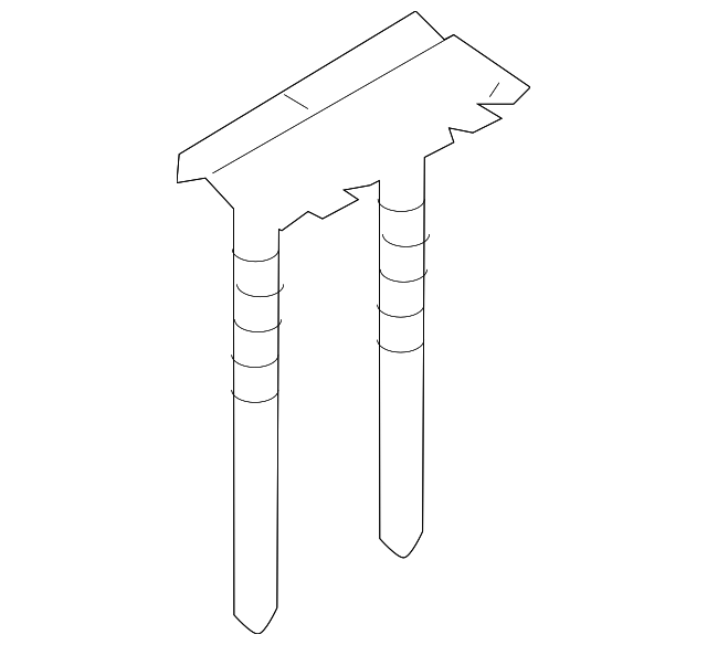 CC54-50-9H4C Деталь ROOF MOLDING RETAINER CLIP, RIGHT