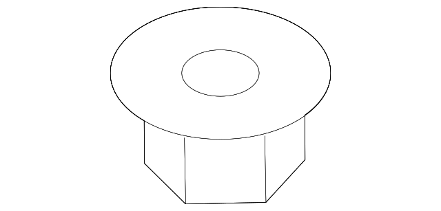 9YB1-20-603 Деталь ROOF MOLDING NUT, RIGHT