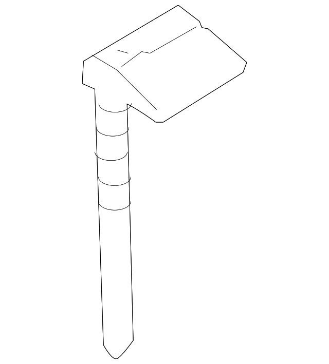 C235-50-9H2C Деталь ROOF MOLDING RETAINER CLIP, RIGHT