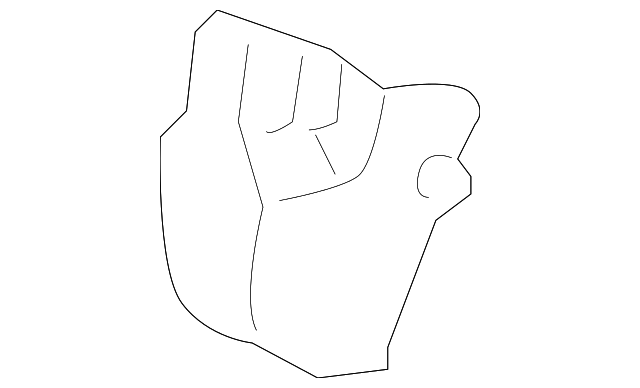 71879-0C080-C0 Деталь LOWER COVER