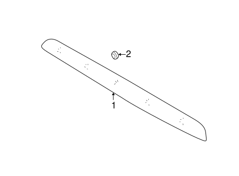 Tribute EXTERIOR TRIM - HOOD