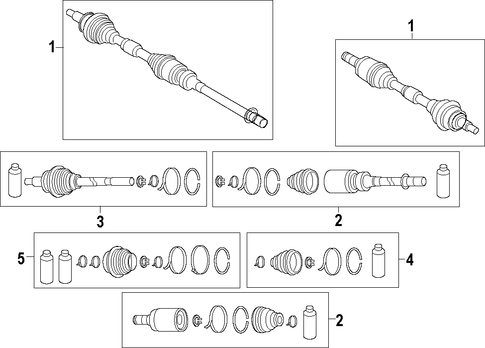 3 AXLE SHAFTS & JOINTS