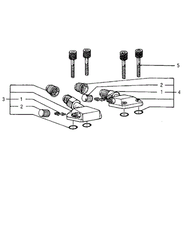 BODY / AIR CONDITIONING/A/C SUCTION VALVE - DISCHARGE VALVE for 1979 Honda ACCORD HATCHBACK #1