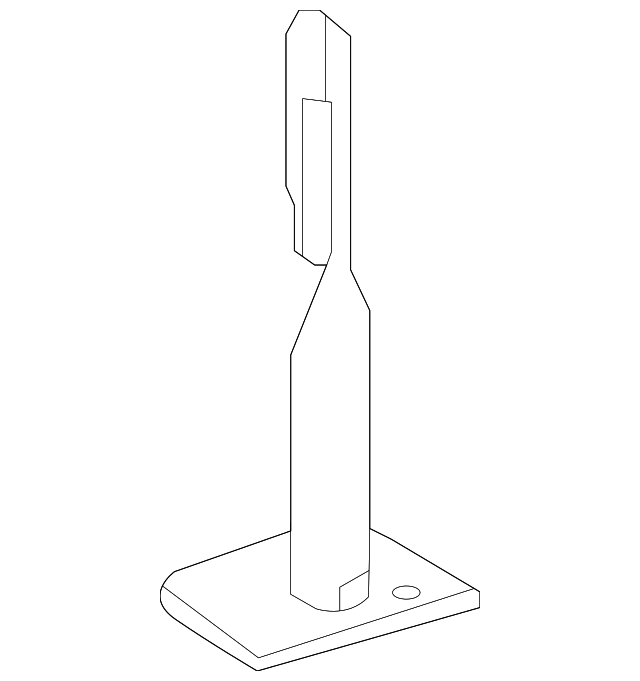 221-466-20-40 Деталь POWER STEERING RESERVOIR BRACKET