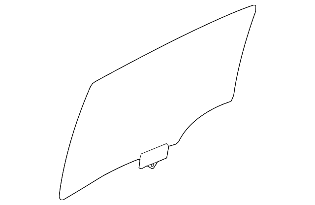 83410-3R010 Деталь MOVEABLE GLASS, LEFT