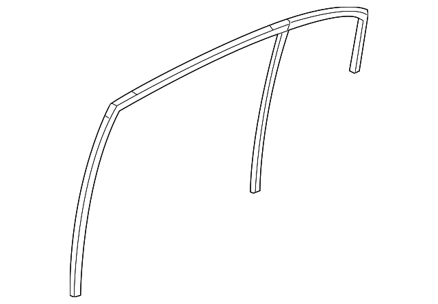 83531-3R100 Деталь GLASS RUN, LEFT