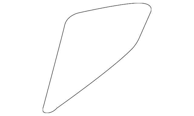 83417-3R110 Деталь FIXED GLASS, LEFT