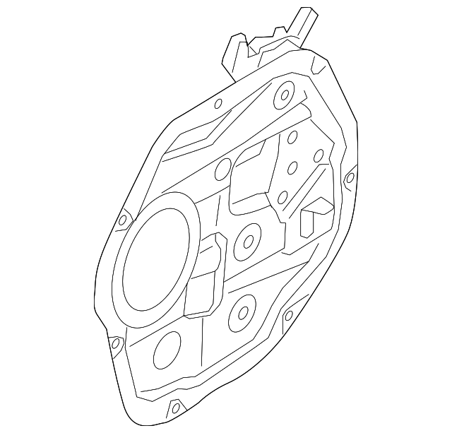 83401-3R000 Деталь MOUNT PANEL, LEFT