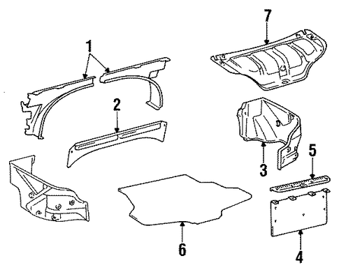 Paseo TRUNK TRIM