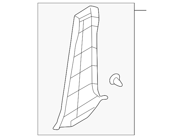 85845-38200-LK LWR CTR PLR TRIM, RIGHT