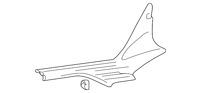 85875-38000-LK SCUFF PLATE, LEFT