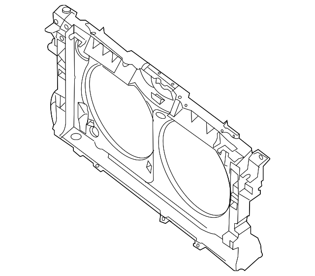 62500-JA000 Деталь RADIATOR SUPPORT