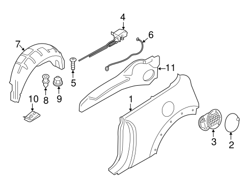 Cooper QUARTER PANEL & COMPONENTS 2