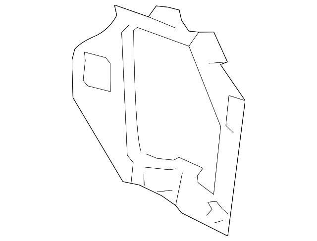 25845893 Деталь LOWER BRACKET, RIGHT