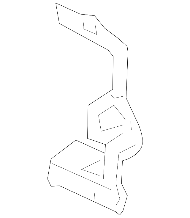 22694831 Деталь LOWER BRACKET, LEFT