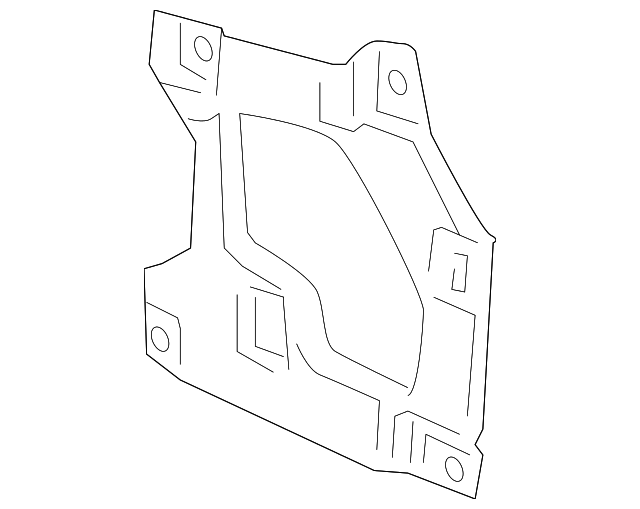 25845892 Деталь LOWER BRACKET, LEFT