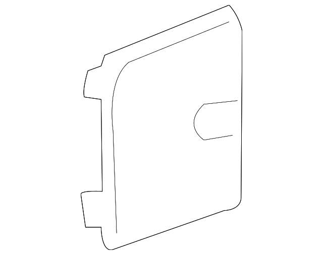 4D0-863-507-A-X08 Деталь LAMP COVER, LEFT