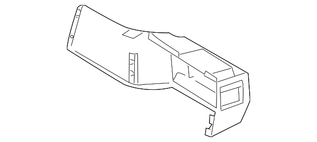 4D0-863-880-V40 COMPARTMENT TRIM, RIGHT
