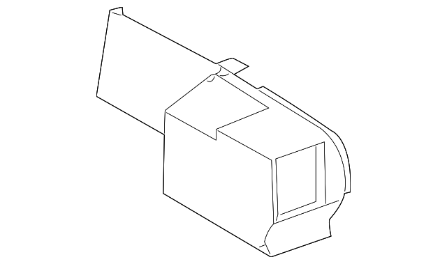4D0-863-879-A-V40 COMPARTMENT TRIM, LEFT