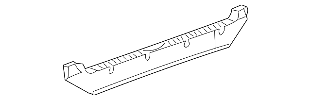 4D0-863-471-B-X08 REAR TRIM, RIGHT